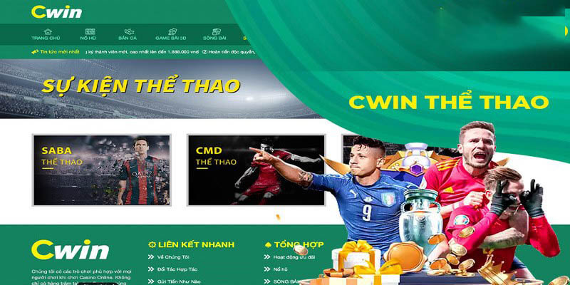 Những môn thể thao Cwin được cược thủ yêu thích nhất